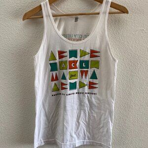 Austin City Limits Music Festival 2016 Radiohead Mumford & Sons Tank Top Small